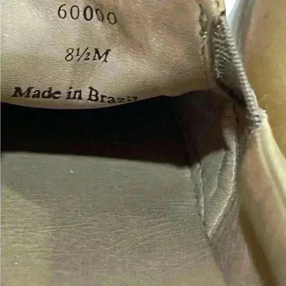 Lucchese Bootmaker Women’s Brown Tan Leather After the Ride Slip On Loafer 8.5 M - Picture 9 of 11